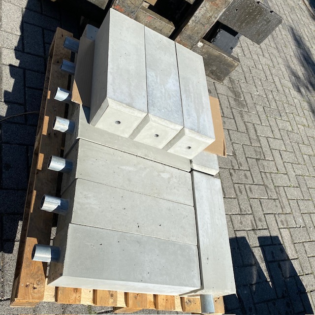 Schijnwerperpaal Grijs 15x15x50 - Afbeelding 4